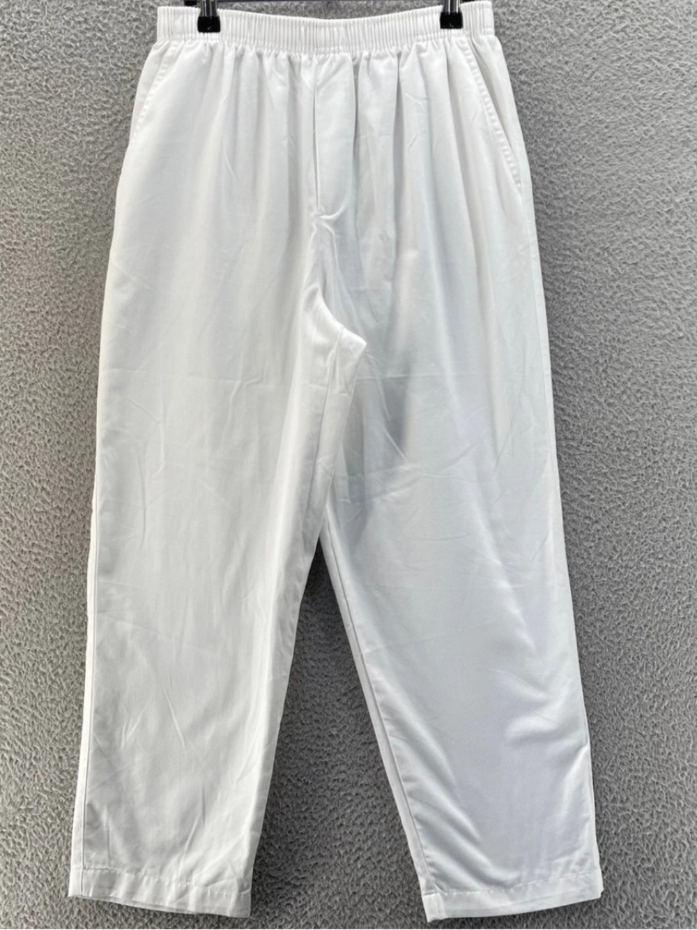 NWT 👖 90’s CABIN CREEK 100% COTTON ELASTIC WAIST WHITE JEANS Women’s 12